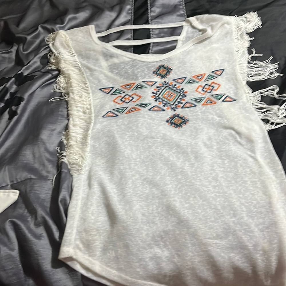 White blouse size large